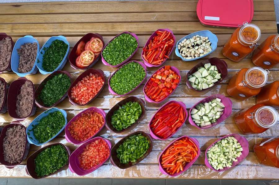 Ingredientes enviados pelos funcionários da TSB MICE - Divulgação_TSB MICE