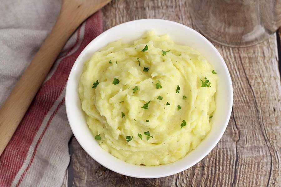 Purê de Batata com Mostarda Dijon