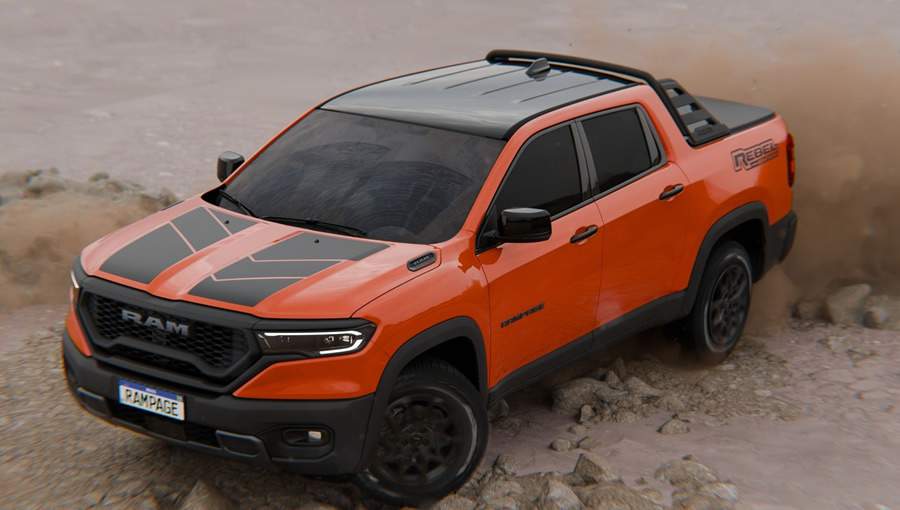 Rampage Rebel Ignition e 2500 Rodeo s&atilde;o destaques da Ram na Expointer 2024