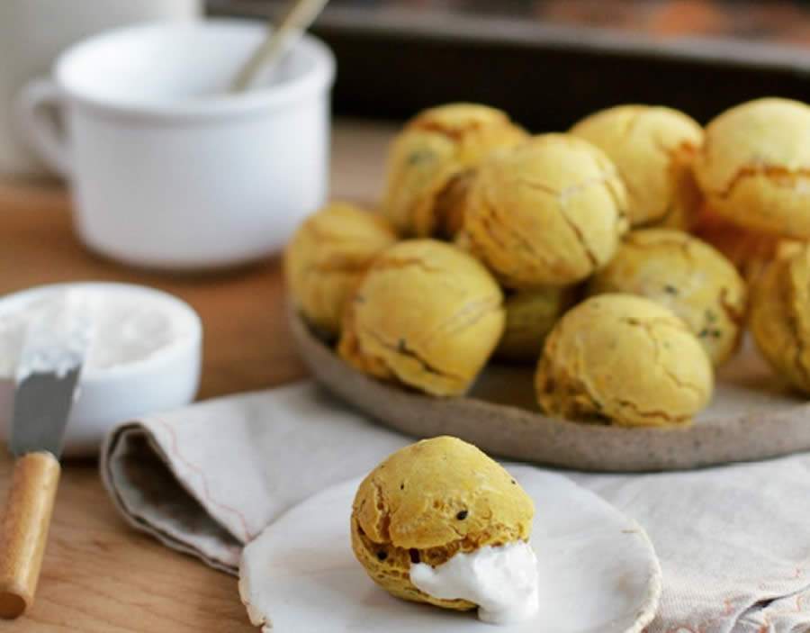 Pãozinho de Abóbora Com Alecrim