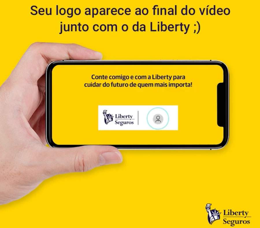 Liberty Seguros personaliza campanha publicitária com logo dos corretores