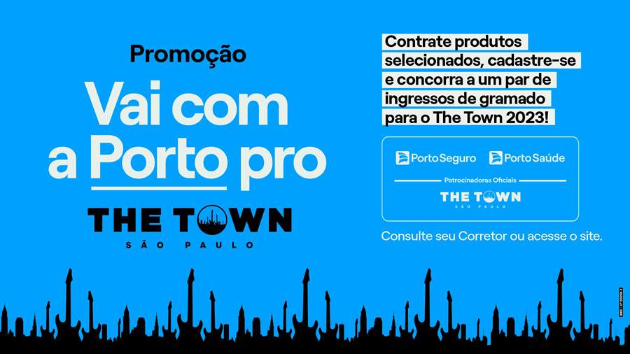 &ldquo;Vai com a Porto para o The Town 2023&rdquo; sorteia ingressos para o festival