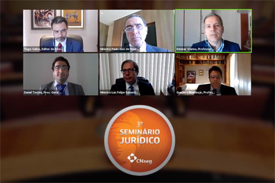 Participantes do 3&ordm; Semin&aacute;rio Jur&iacute;dico de Seguros debatem os crit&eacute;rios t&eacute;cnicos e cient&iacute;ficos para a incorpora&ccedil;&atilde;o de procedimentos, tratamentos e medicamentos na sa&uacute;de, e o papel do Judici&aacute;rio