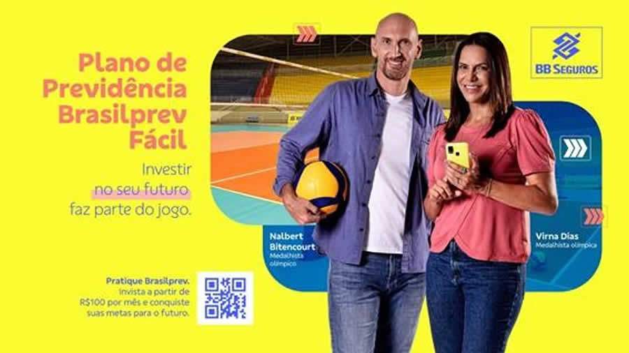 Com os medalhistas olímpicos Virna e Nalbert, Brasilprev Fácil lança nova campanha em abril