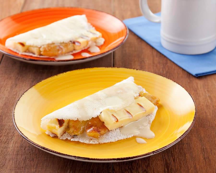 Receita fácil de tapioca cartola