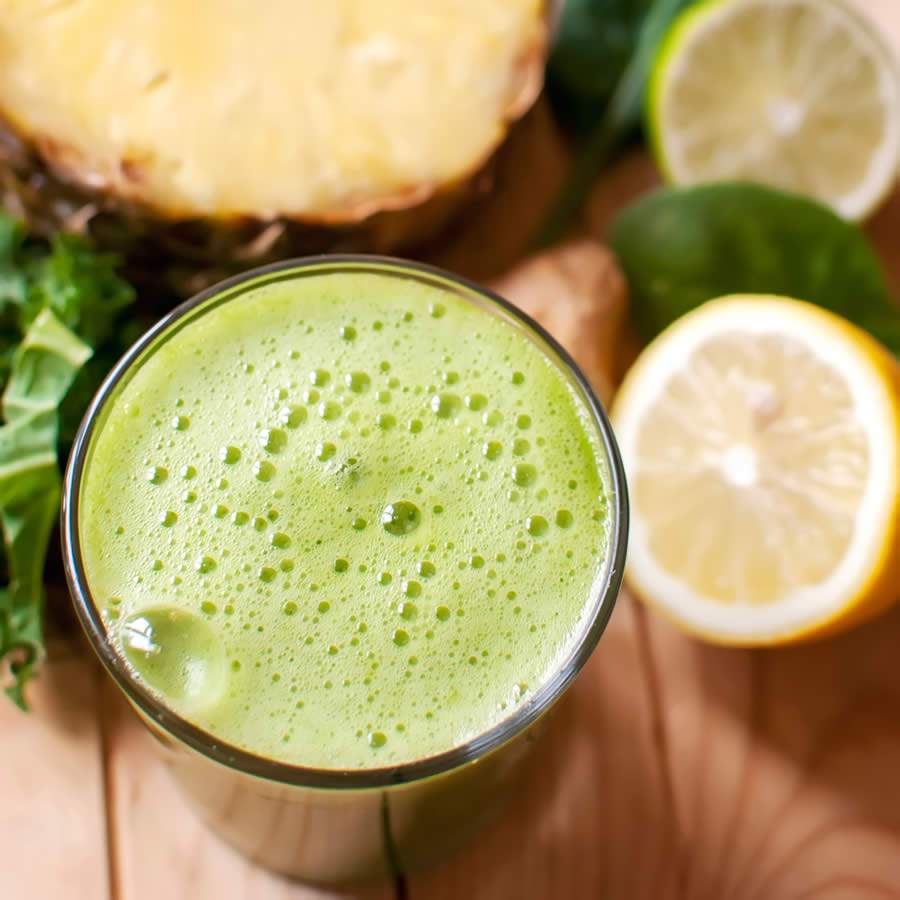 Suco detox e proteico sabor abacaxi