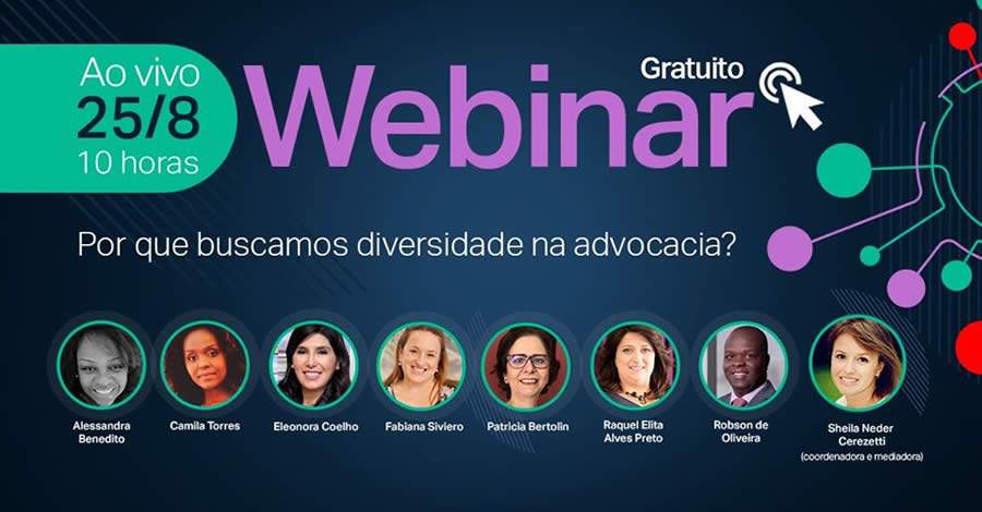 Webinar gratuito: Por que buscamos diversidade na advocacia?