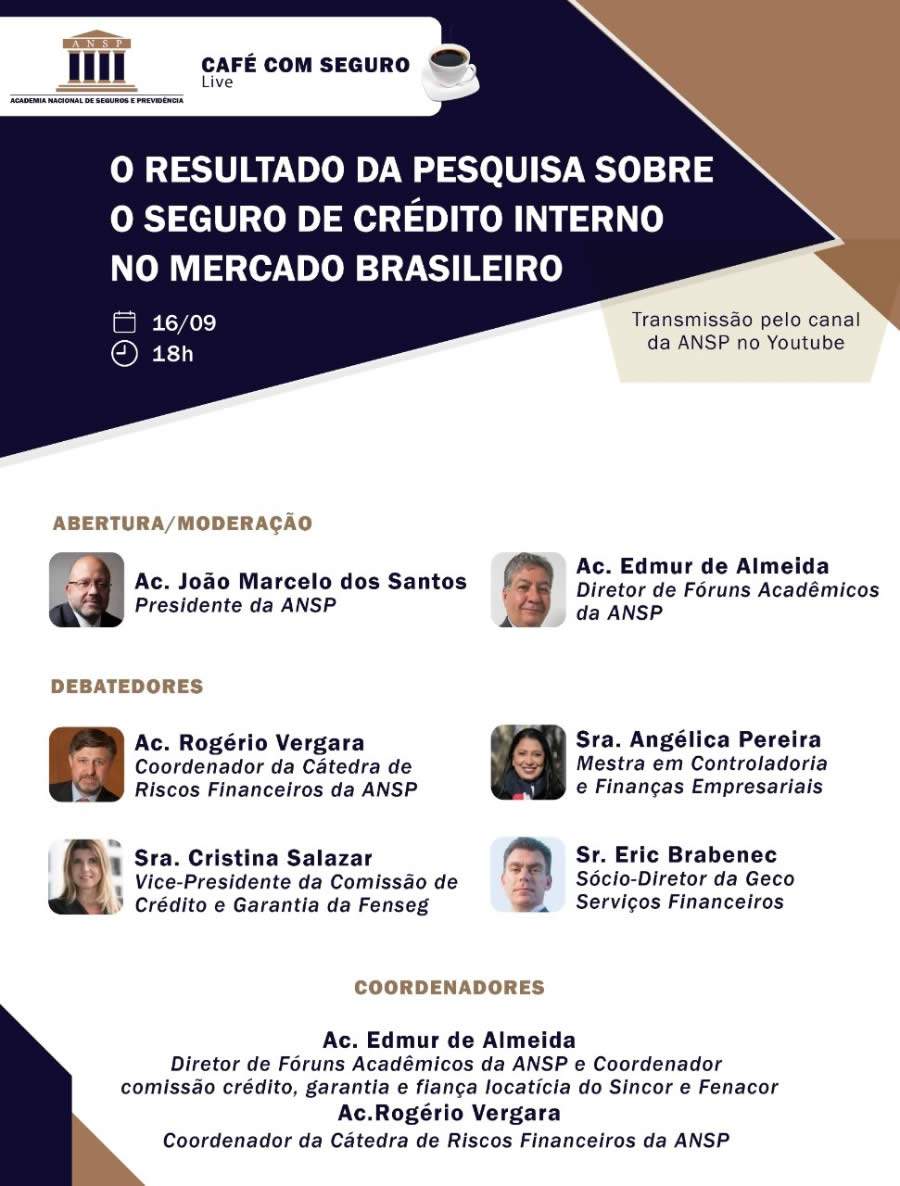 Caf&eacute; com Seguro Live - 16/09 &agrave;s 18h