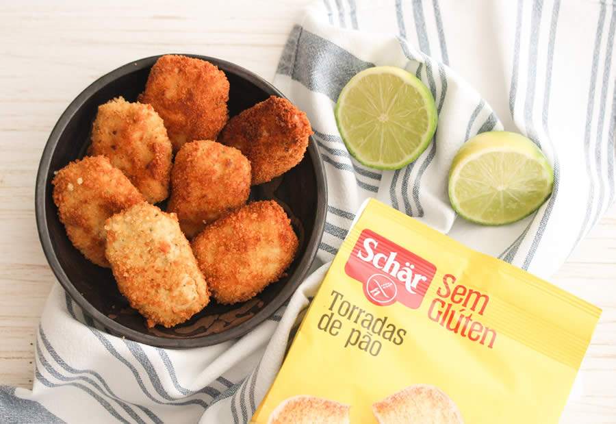 Petisco: Nuggets de Frango sem glúten