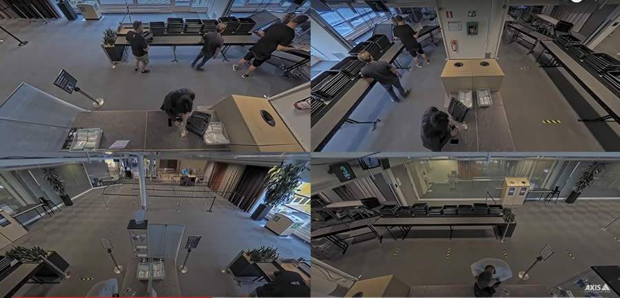 Nova mini-dome da Axis captura 6MP em 360 graus