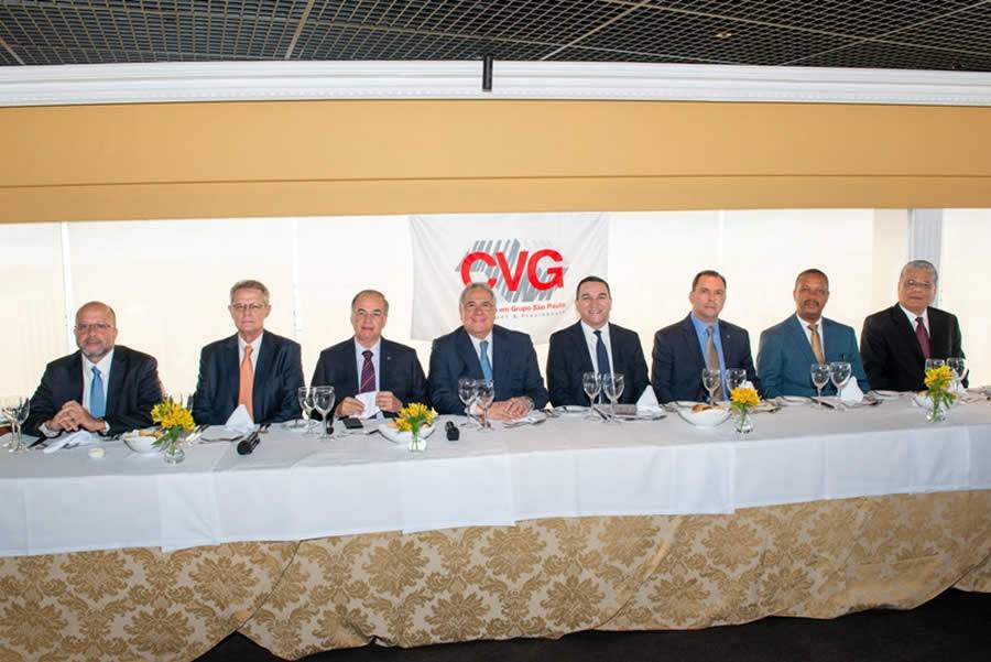CVG-SP recebe dirigente da CNseg em almo&ccedil;o