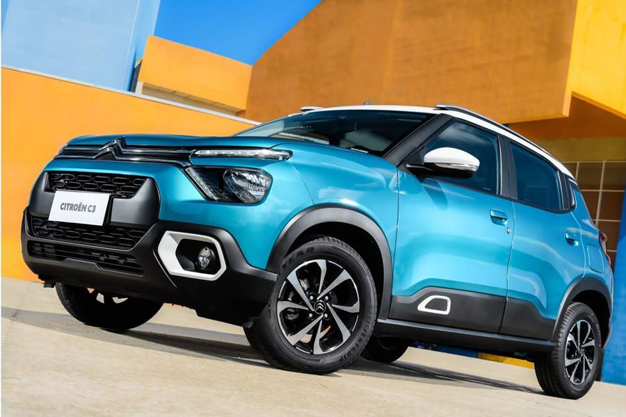 Citro&euml;n dispara 37% em 2022 e Novo C3 fica entre os cinco mais vendidos do segmento