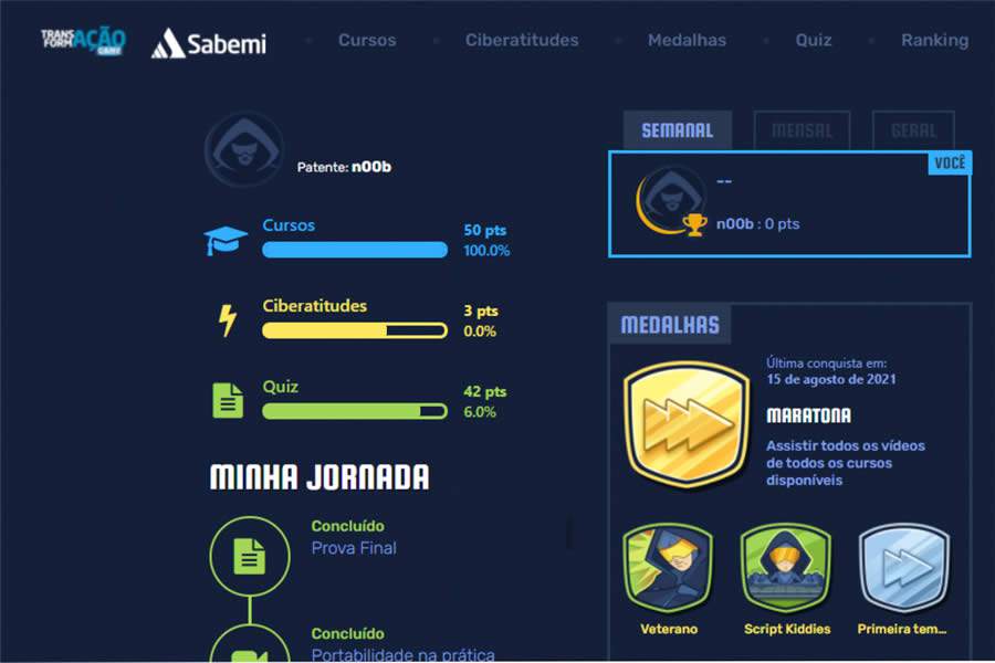 Sabemi dissemina a&ccedil;&otilde;es educativas sobre LGPD por meio de game e e-book