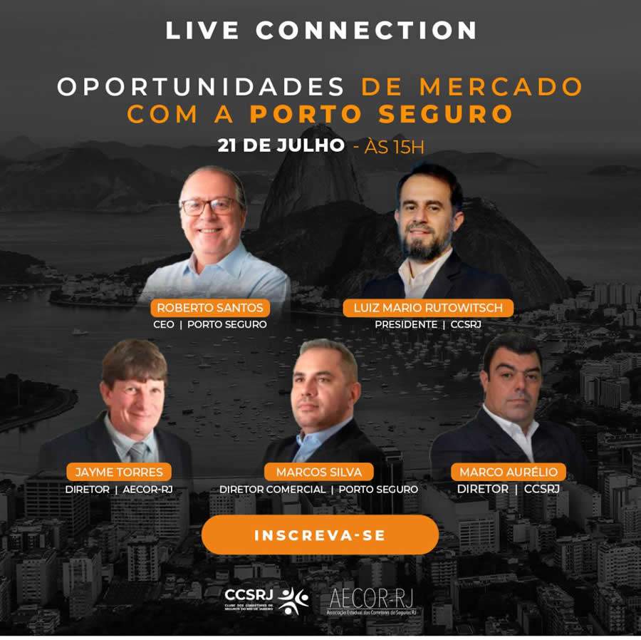 CCS-RJ e AECOR-RJ realizam live Connection com a Porto Seguro