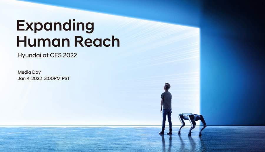 Hyundai Motor apresenta vis&atilde;o de mobilidade ilimitada via Rob&oacute;tica e Metaverso na CES 2022