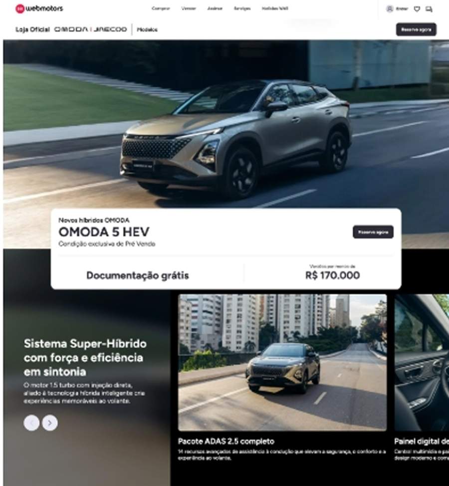 Imagem: Divulgação Webmotors