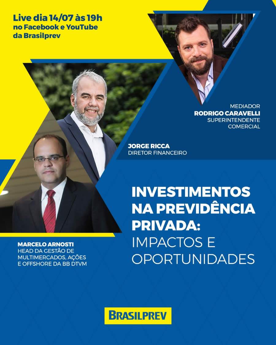 Brasilprev transmite live sobre cenário econômico