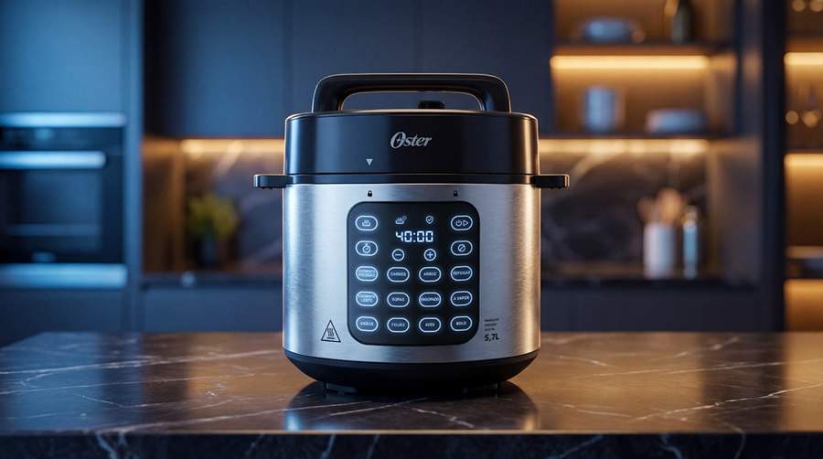 Oster&reg; apresenta panela el&eacute;trica de press&atilde;o com m&aacute;xima seguran&ccedil;a e 5,7L de capacidade