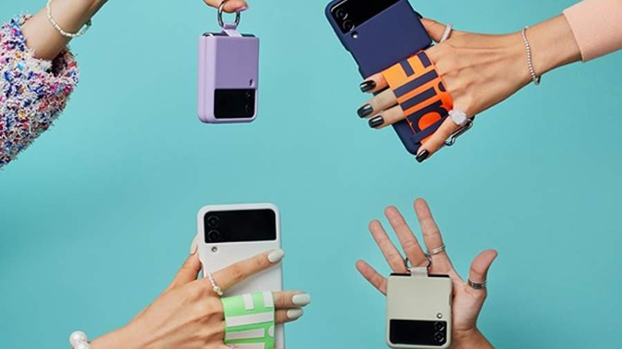 Com formato ic&ocirc;nico, o Galaxy Z Flip3 5G &eacute; o smartphone perfeito para quem quer ficar na moda