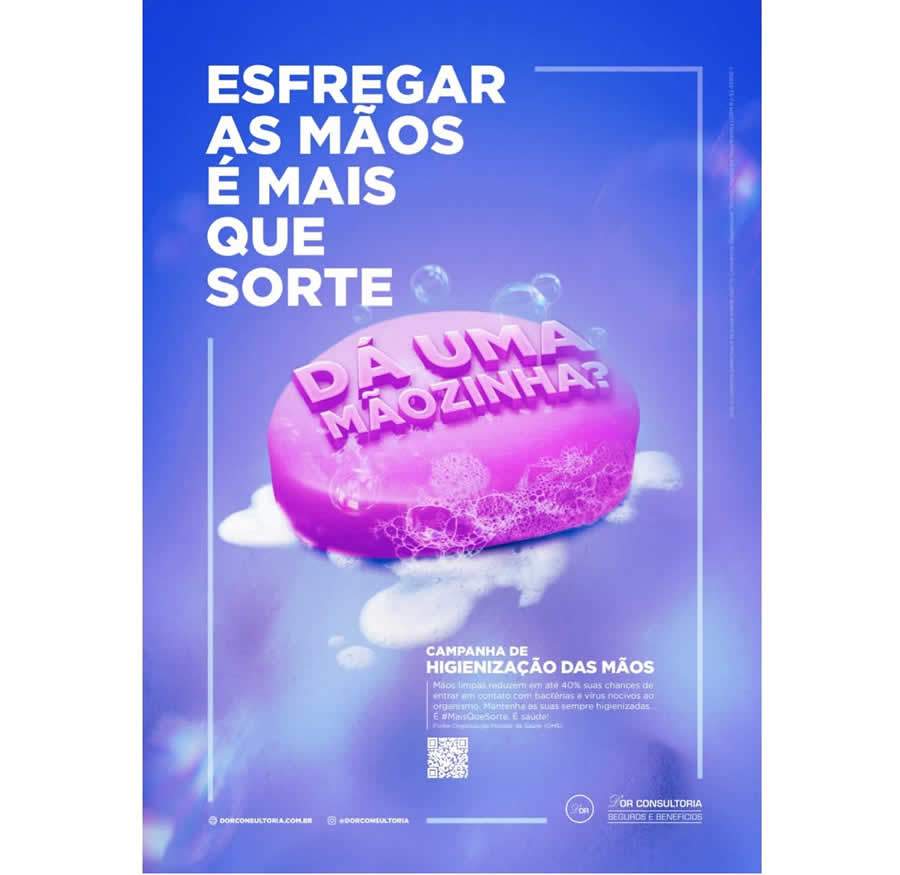 Higieniza&ccedil;&atilde;o das M&atilde;os &eacute; o tema da campanha da D&rsquo;Or Consultoria