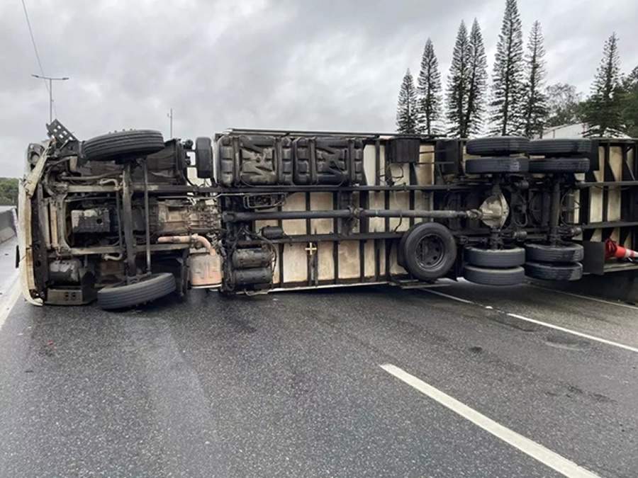 62% dos prejuízos a carga no transporte rodoviário decorrem de acidentes