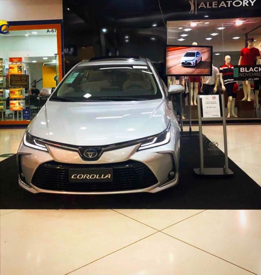 Rodobens leva novos modelos Toyota a exposi&ccedil;&atilde;o de carros em Catanduva, SP