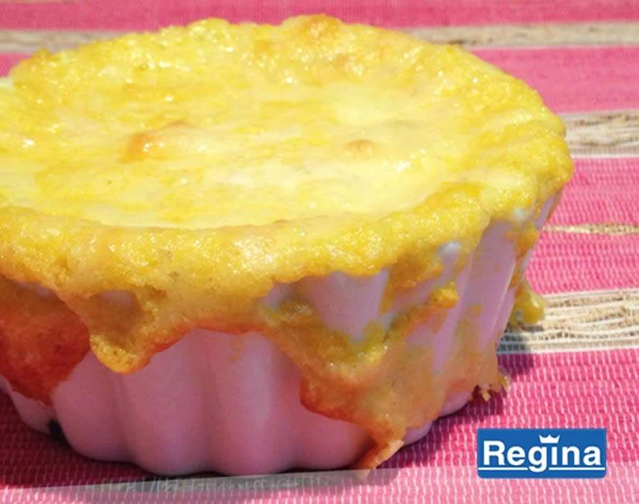 Creme de milho e queijos Regina