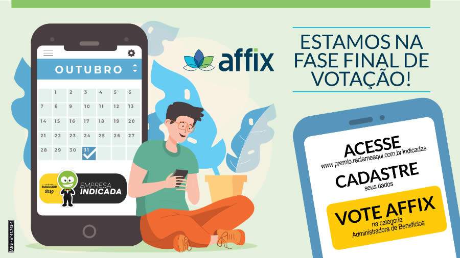 Affix &eacute; indicada ao Pr&ecirc;mio Reclame Aqui pela segunda vez consecutiva