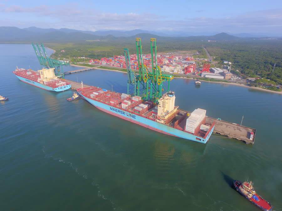 Porto Itapo&aacute; movimentou 440 mil cont&ecirc;ineres em 2020