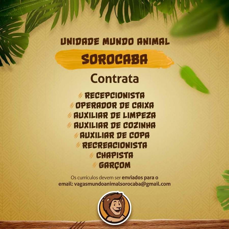 Rede de lanchonete Mundo Animal abre 70 vagas de emprego em Sorocaba