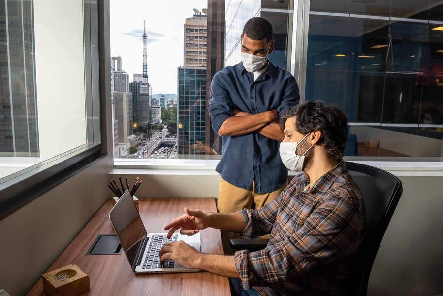  Escrit&oacute;rio do Club Coworking na Avenida Paulista - Cr&eacute;ditos: Cleiby Trevisan