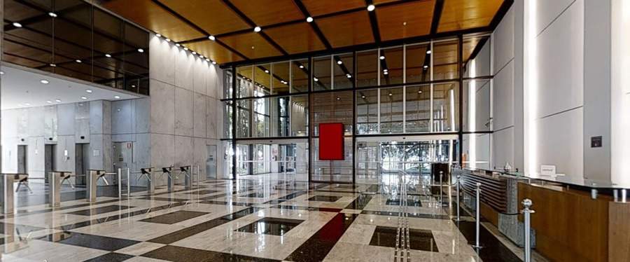 Entrada do Edif&iacute;cio Torre Sul, novo espa&ccedil;o da Essor em S&atilde;o Paulo &ndash; Foto: Divulga&ccedil;&atilde;o