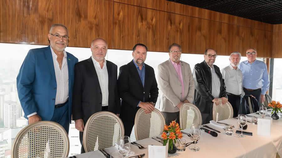 Mesa: Gilberto Janu&aacute;rio, Cesar Bertacini, Alexandre Camillo, &Aacute;lvaro Fonseca, Boris Ber, Adevaldo Calegari e Evaldir Barboza de Paula