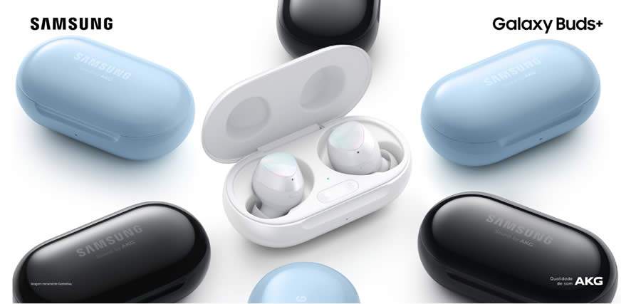 Som de alta definição, bateria de longa duração e praticidade: Samsung anuncia Galaxy Buds+ no Brasil