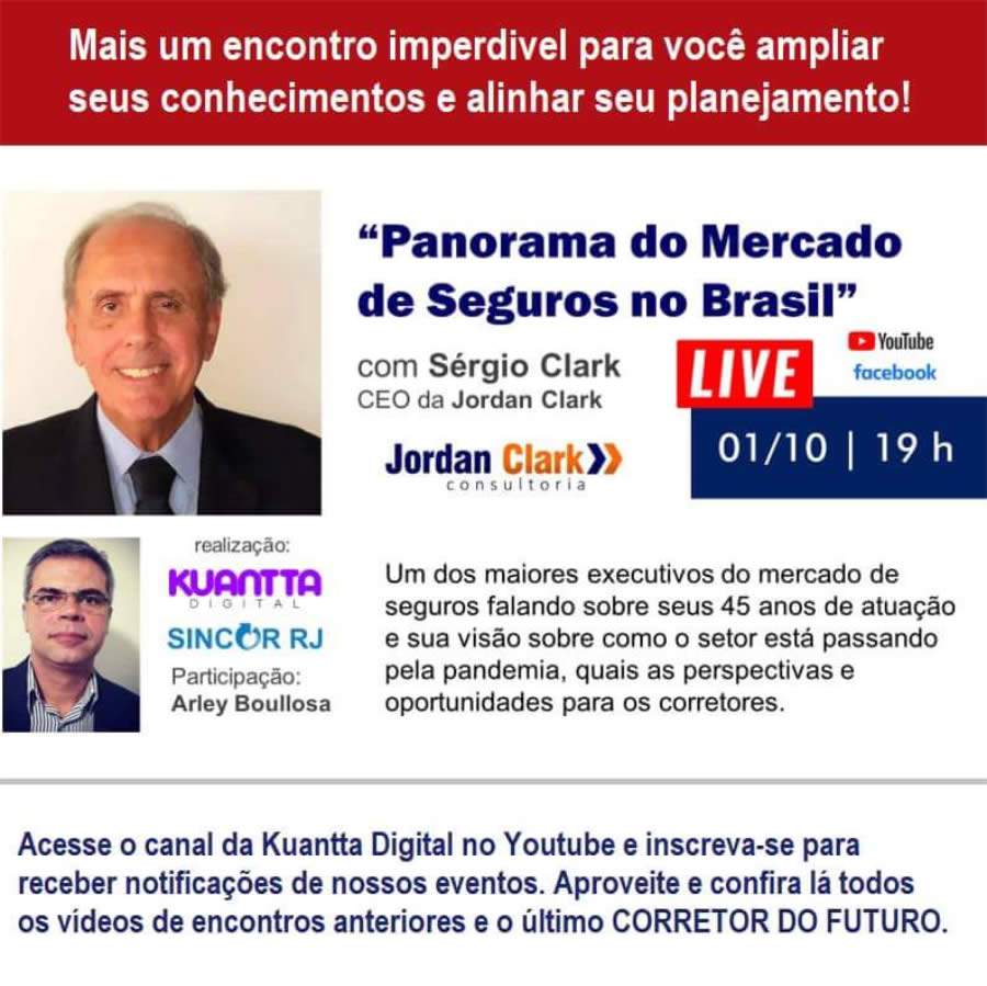 Kuantta Digital promove transmissão remota sobre o Panorama do Mercado de Seguros no Brasil