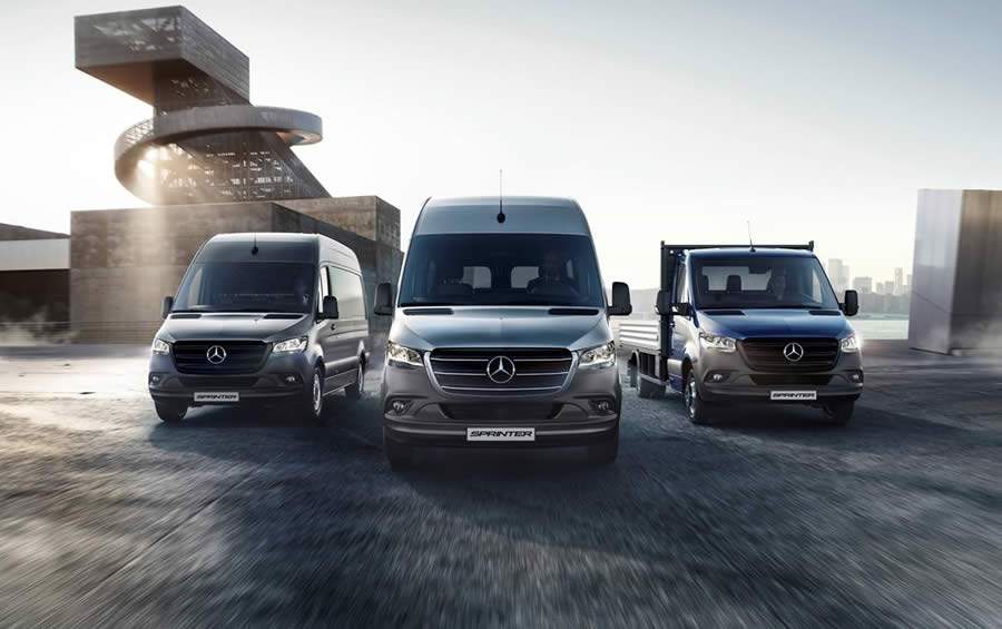 Mercedes-Benz Vans lidera vendas de comerciais leves e apresenta novidades na linha Sprinter