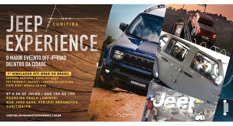 Jeep&reg; Experience chega a Curitiba com todo o esp&iacute;rito off-road da marca