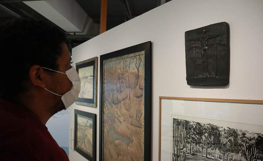 Obra de Jo&atilde;o Turin no Sesc 24 de maio em SP - foto Drika Alves