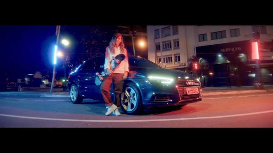 Audi lança campanha digital sobre o A3 e a mobilidade urbana com a skatista Karen Jonz