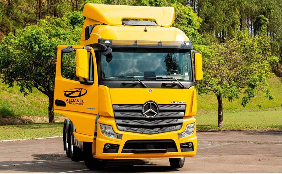 Mercedes-Benz registra melhor m&ecirc;s nas vendas da linha de pe&ccedil;as Alliance Truck Parts no Brasil