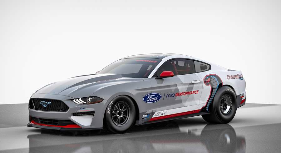 Ford Performance apresenta o Mustang Cobra Jet 1400, primeiro dragster elétrico da marca