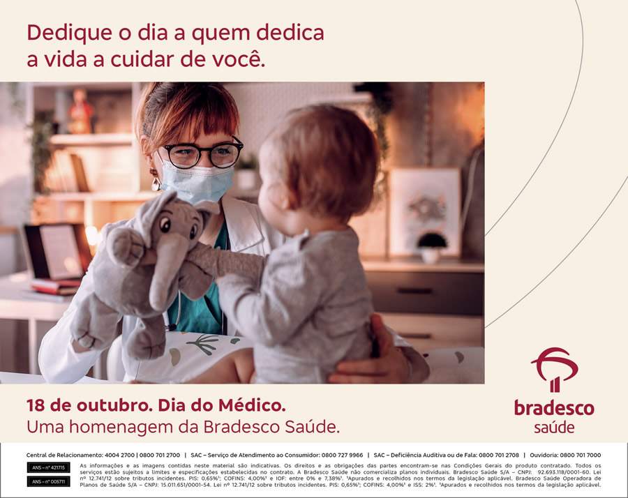 Bradesco Sa&uacute;de celebra o Dia dos M&eacute;dicos com reconhecimento ao trabalho dos profissionais