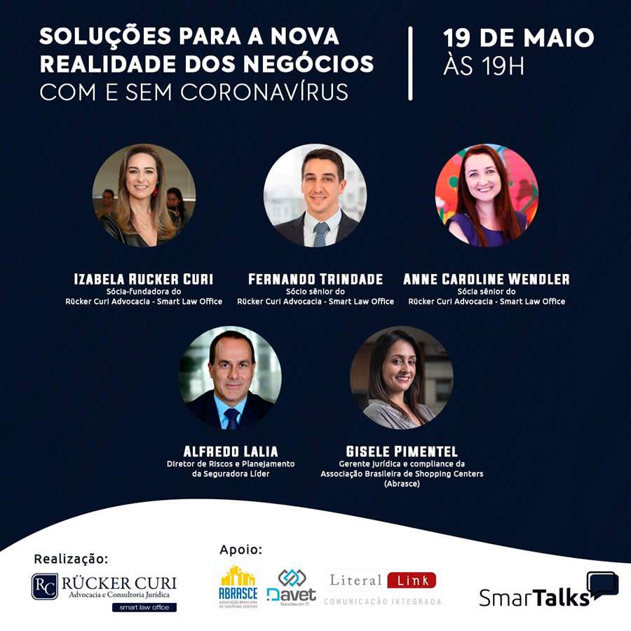 Escritório realiza webinar sobre soluções para a nova realidade dos negócios com e sem coronavírus