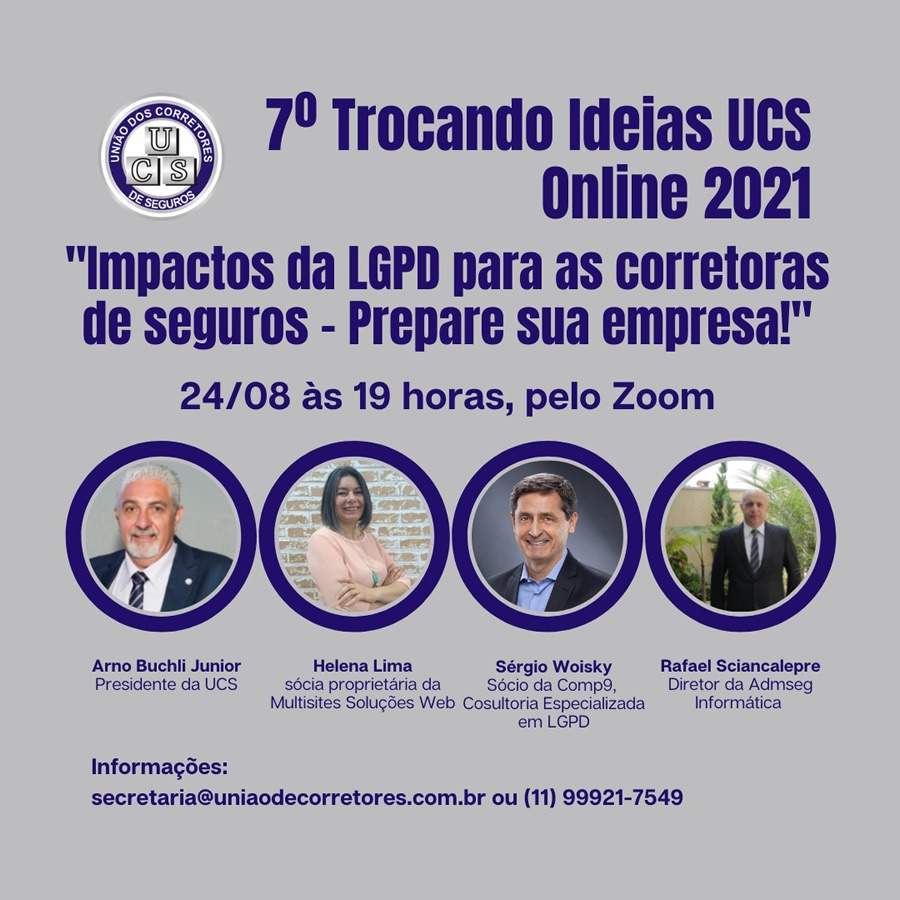 UCS orienta corretores de seguros para adequa&ccedil;&atilde;o das empresas &agrave; LGPD