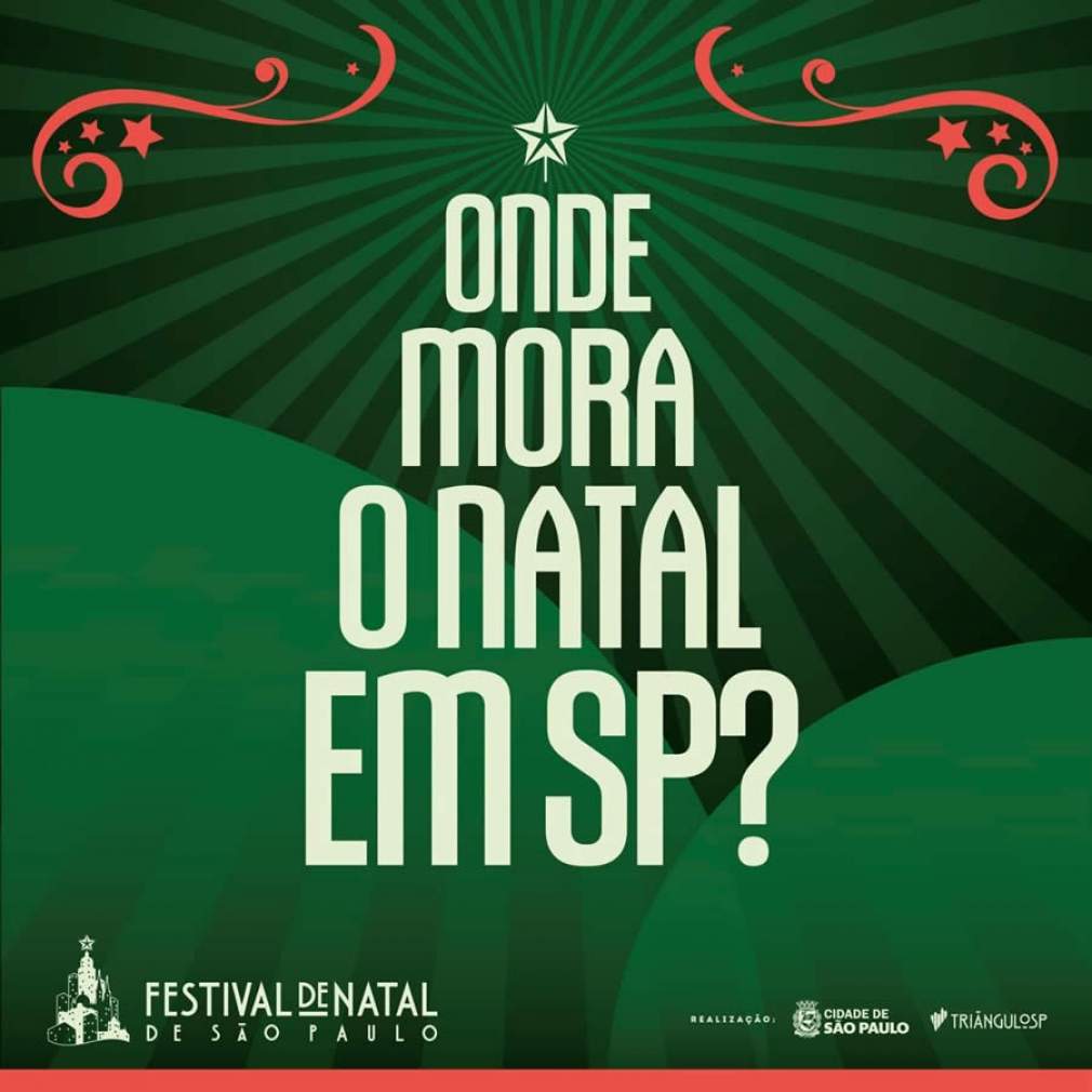 Secretaria Municipal de Turismo de São Paulo apresenta o podcast Onde Mora o Natal em SP?, que integra a 3ª edição do Festival de Natal de São Paulo