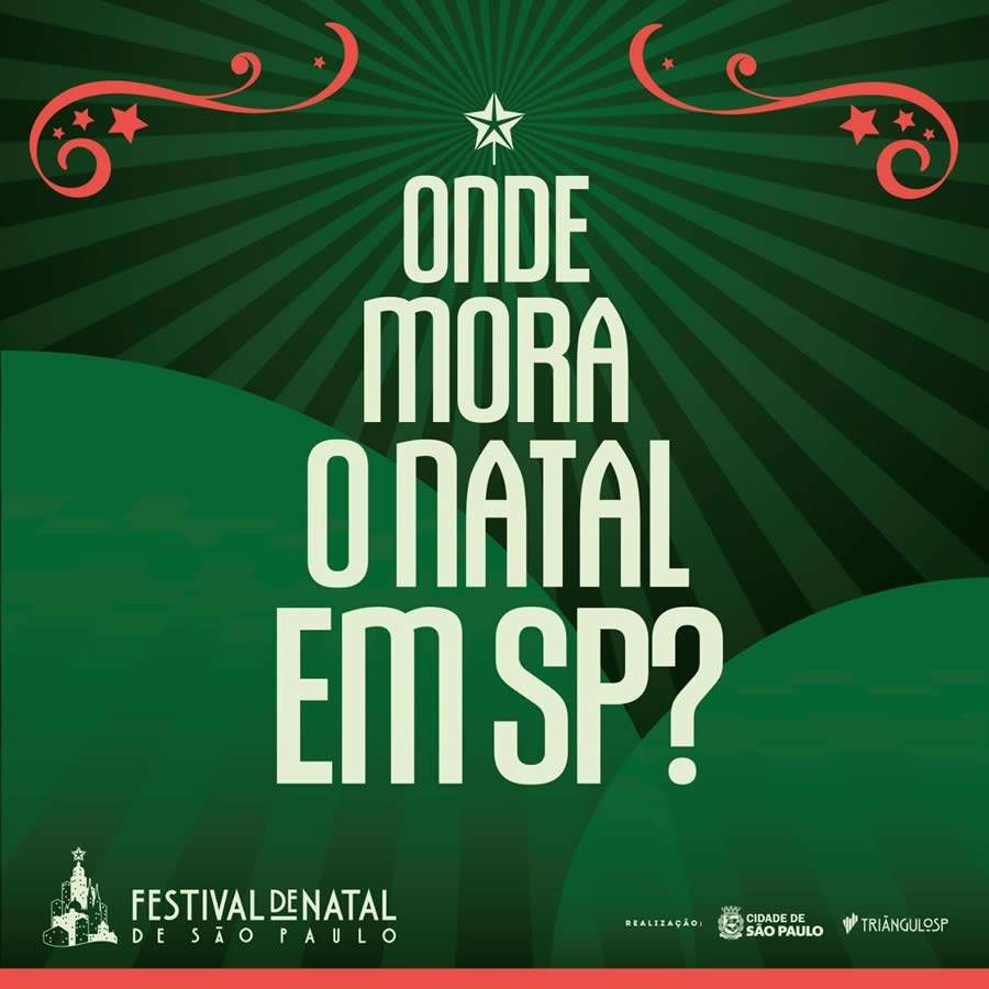 Secretaria Municipal de Turismo de S&atilde;o Paulo apresenta o podcast Onde Mora o Natal em SP?, que integra a 3&ordf; edi&ccedil;&atilde;o do Festival de Natal de S&atilde;o Paulo
