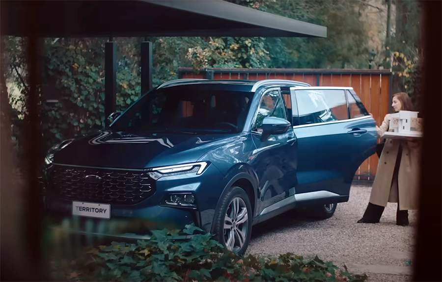 Campanha de lan&ccedil;amento do Novo Ford Territory valoriza o carro como ref&uacute;gio