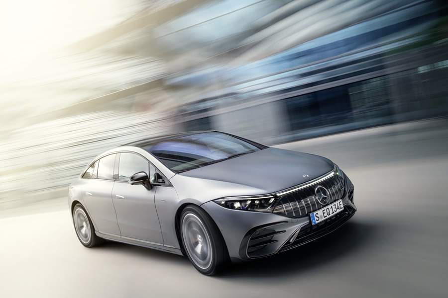 Mercedes-AMG EQS 53 4MATIC+ ser&aacute; exposto no evento - Foto: Mercedes-Benz