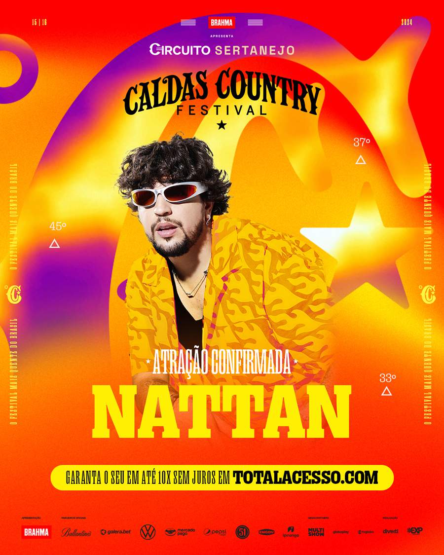 Caldas Country Festival 2024 revela Edson &amp; Hudson e estreia de Nattan como novas atrações em sua 17° edição