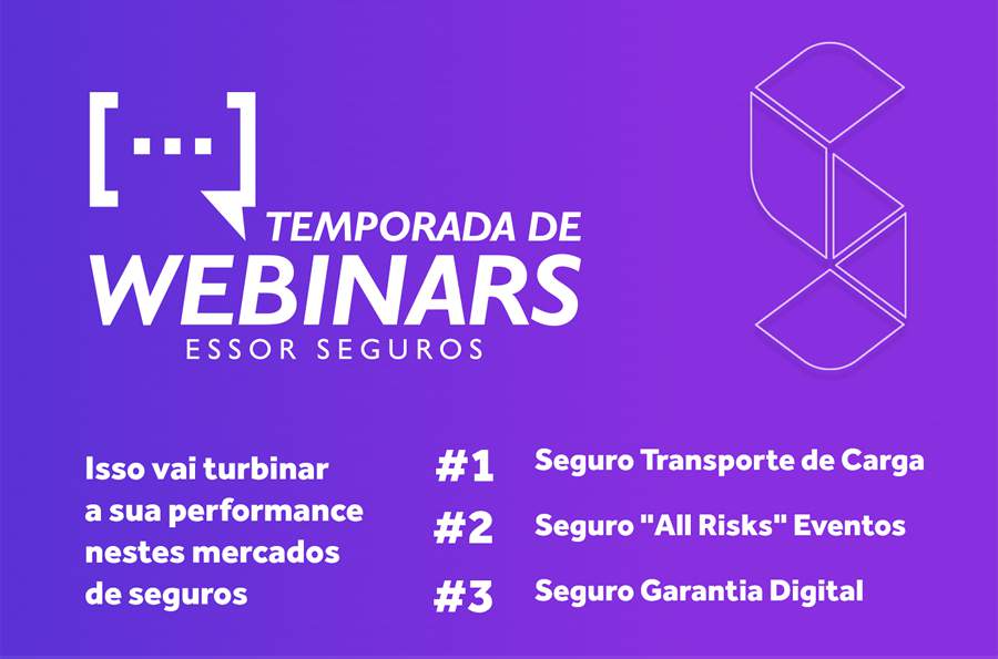 ESSOR Seguros promove pela primeira vez uma temporada de webinars